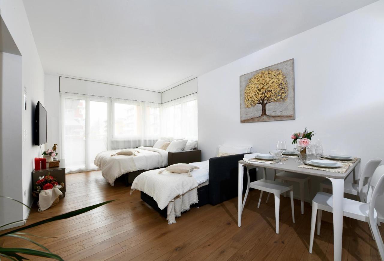 לוגאנו Lake Modern Suites - Free Parking מראה חיצוני תמונה