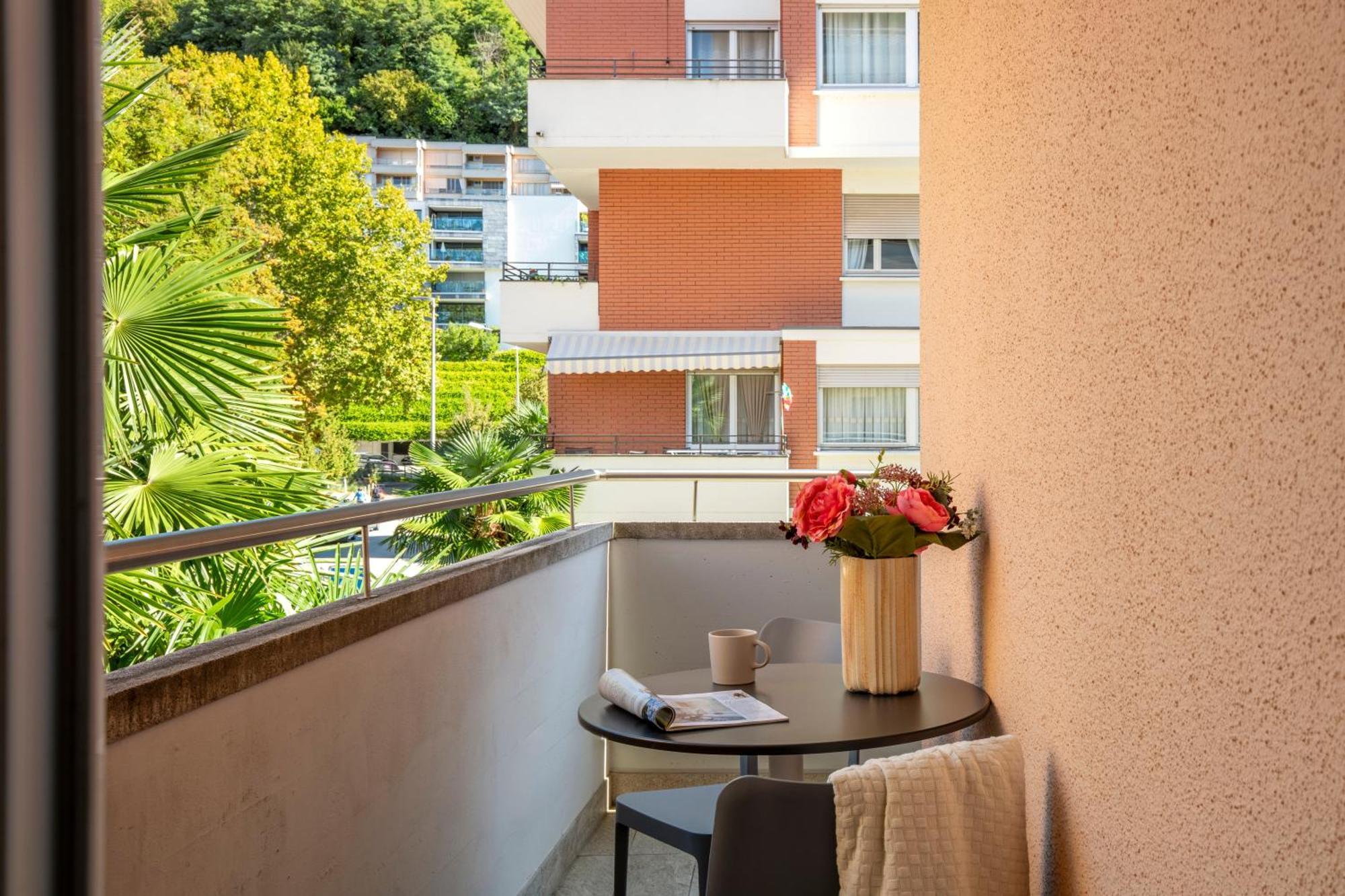 לוגאנו Lake Modern Suites - Free Parking מראה חיצוני תמונה